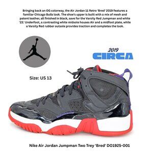 Nike Air Jordan Jumpman Two Trey 'Bred' DO1925-001: Size 13